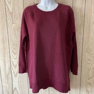 Old Navy Burgundy Crewneck Tunic Sweater, Women’s M